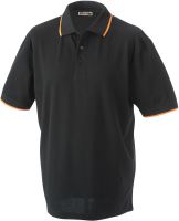 Polo Tipping black/orange