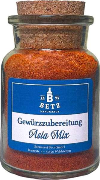 Asia Mix Gewürzmischung im Korkenglas, 110 g