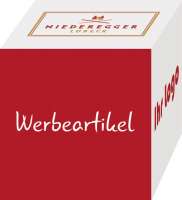 Niederegger Give Away mit Marzipan Herzen mit eigenen Würfeldesign