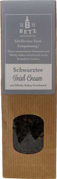 Schwarzer Tee &quot;Irish Cream&quot;, 50 g in Präsentkartonage