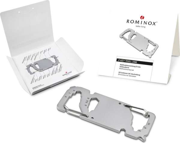 ROMINOX® Key Tool Link 20 Funktionen (Karabiner)