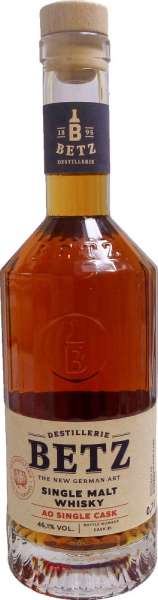 Single Malt Whisky AO Single Cask 0,7 l 46 % vol.