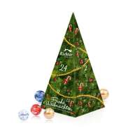 Adventskalender "Weihnachtspyramide" mit Lindt Schokolade