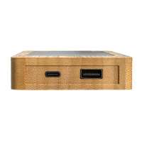 Sunwick 10.000mah Bambus Solar Powerbank