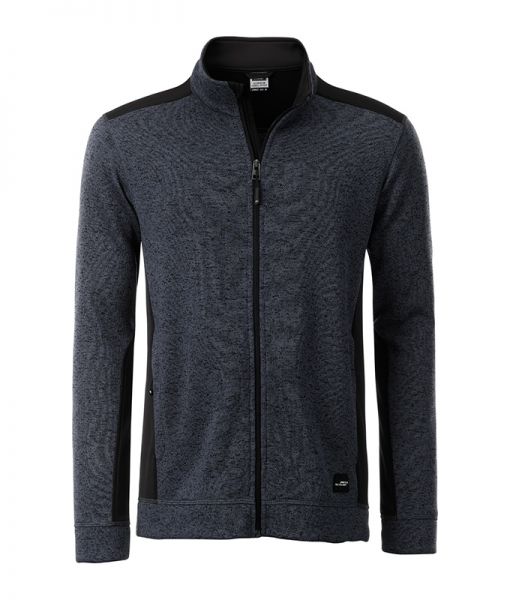Men&#039;s Knitted Workwear Fleece Jacket - STRONG -