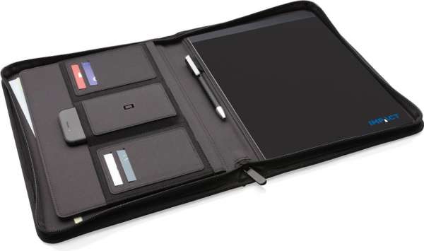 Impact AWARE™ RPET A4 Portfolio mit Reißverschluss