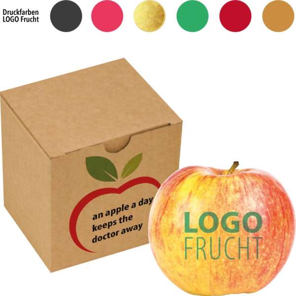 LogoFrucht Apfel Snack-Box