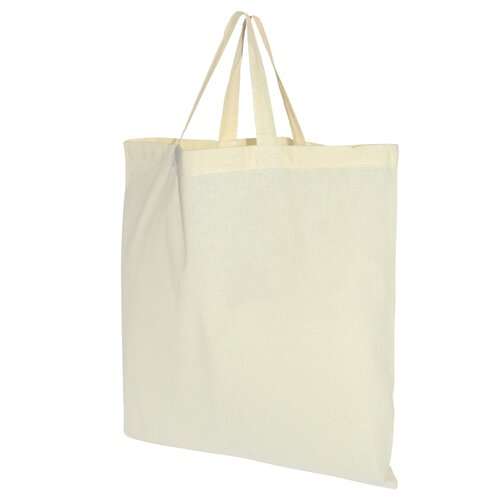 Baumwolltasche mit 2 kurzen Griffen - 135 g/m² - 50 x 50 cm