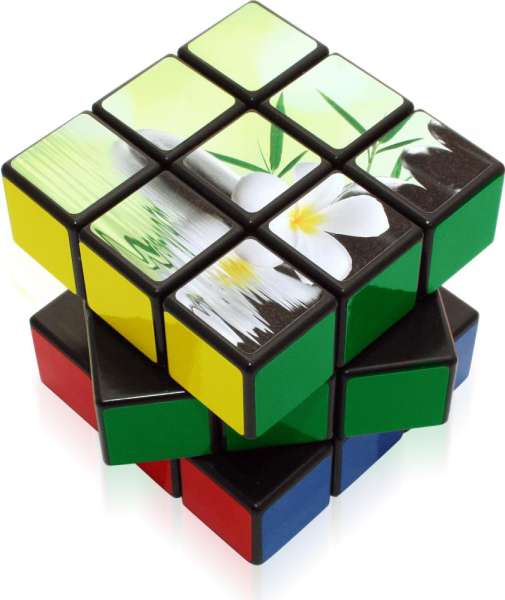 Zauberwürfel Cube Druck auf einer Seite